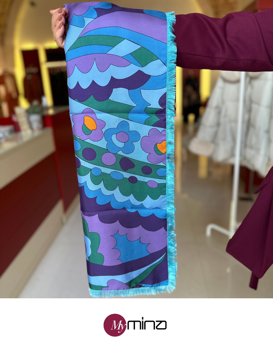 Foulard seta double face variante 2